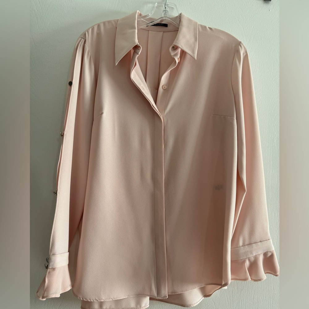 TTAHARI Long Sleeve Blouse Small Size Light Pink Color - Picture 4 of 10